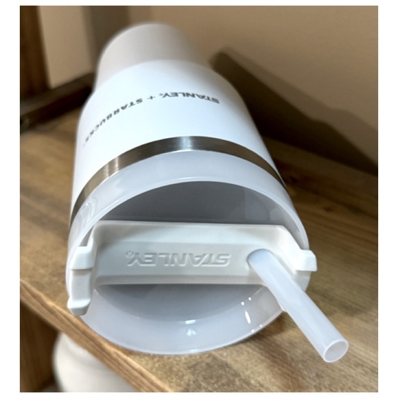 NEW Stanley + Starbucks Taiwan White Stainless Tumbler - Picture 7 of 10